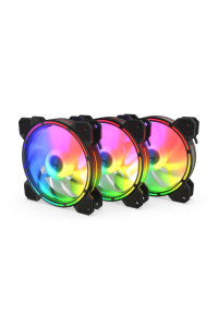 Obrázok pre KRUX LUNAR 120 ARGB 3X120KIT