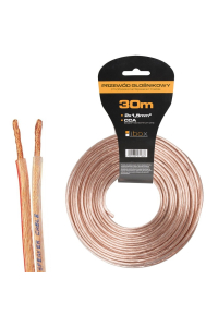 Obrázok pre Libox Kabel głośnikowy 2x1,50mm LB0008-30 audio kabel 30 m Průhledná