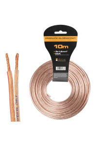Obrázok pre Libox Kabel głośnikowy 2x1,50mm LB0008-10 audio kabel 10 m Průhledná