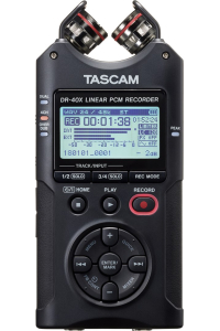 Tascam DR-40X - přenosný digitální rekordér s rozhraním USB, 2 x stereofonní záznam Obrázok pre Tascam DR-40X - přenosný digitální rekordér s rozhraním USB, 2 x stereofonní záznam