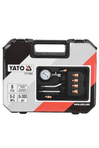Obrázok pre MĚŘIČ KOMPRESE PRO BENZÍNOVÉ MOTORY 8 KS. YATO YT-73022