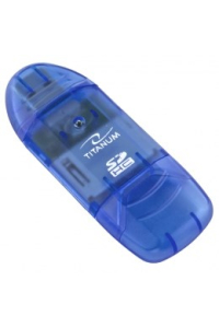 Obrázok pre TITANUM TA101B čtečka karet Modrá USB 2.0