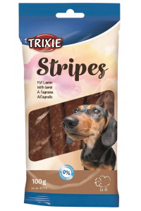 TRIXIE Stripes s jehněčím masem - pochoutka pro psy - 100g Obrázok pre TRIXIE Stripes s jehněčím masem - pochoutka pro psy - 100g