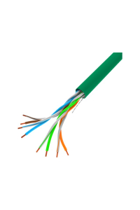 Obrázok pre LANBERG LAN UTP KABEL 100MB/S 305M DRÁT CCA ZELENÝ