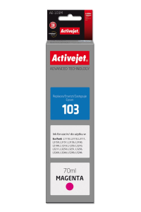 Obrázok pre Activejet AE-103M (náhradní inkoust Epson 103 C13T00S34A; Supreme; 70 ml; fialový)