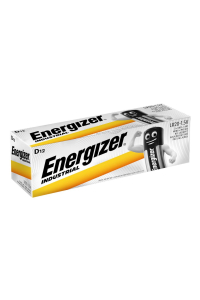 Obrázok pre Energizer Industrial Baterie na jedno použití D LR20 Alkalický 1,5 V 12 kusů