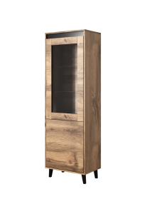Obrázok pre Skříň NORD 60x38x182,5 cm dub wotan/antracitová