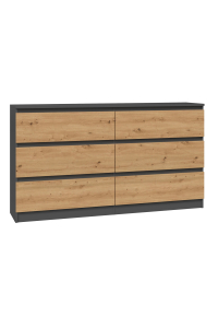Obrázok pre Topeshop M6 140 ANT/ART KPL komoda