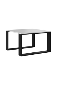 Obrázok pre MODERNÍ MINI stůl 67x67x40 cm Bílá/Černá