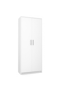 Skříň na dokumenty OLIV 2D 74x35x180 cm, bílá Obrázok pre Skříň na dokumenty OLIV 2D 74x35x180 cm, bílá