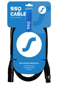 Obrázok pre SSQ DMX5 SS-1841 Kabel XLR samec - XLR samice 5 m Černá