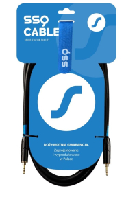 Obrázok pre SSQ MIMI2 SS-1425 Kabel Mini Jack Stereo 3,5 mm - Mini Jack Stereo 3,5 mm 2 m Černá