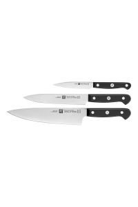 Obrázok pre ZWILLING 36130-003-0 Set de 3 Couteaux, Acier Inoxydable, Noir, 34 x 14 x 3 cm 3 kusů Sada nožů