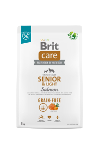 Obrázok pre BRIT Care Senior&Light Salmon - suché krmivo pro psy - 3 kg