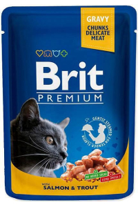 Obrázok pre BRIT Cat Pouches Family Plate Box - mokré krmivo pro kočky - 12 x 100g