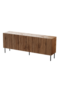 Obrázok pre Komoda JUNGLE 190x40,5x74,5 dub wotan + černé nohy