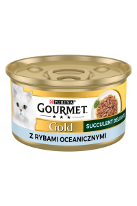Obrázok pre PURINA Gourmet Gold Succulent Delights Ocean fish - mokré krmivo pro kočky - 85g