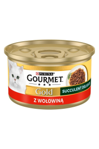 Obrázok pre PURINA Gourmet Gold Succulent Delights Beef - mokré krmivo pro kočky - 85g