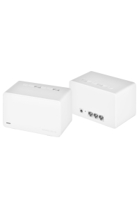 Mercusys Halo H80X(2-pack) Dvoupásmový (2,4 GHz / 5 GHz) Wi-Fi 6 (802.11ax) Bílá 3 Vnitřní Obrázok pre Mercusys Halo H80X(2-pack) Dvoupásmový (2,4 GHz / 5 GHz) Wi-Fi 6 (802.11ax) Bílá 3 Vnitřní