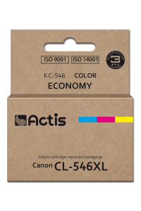 Actis Inkoust KH-303BKR pro tiskárny Canon, náhrada za Canon PG-545XL; Supreme; 15 ml; 180 stran; červená, modrá, žlutá. Obrázok pre Actis Inkoust KH-303BKR pro tiskárny Canon, náhrada za Canon PG-545XL; Supreme; 15 ml; 180 stran; červená, modrá, žlutá.