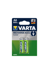 1x2 Varta Solar Accu AA NiMH 800 mAh Mignon Obrázok pre 1x2 Varta Solar Accu AA NiMH 800 mAh Mignon