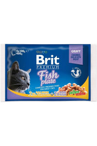 Obrázok pre BRIT Premium Cat Fish Plate Box - mokré krmivo pro kočky - 4x100g