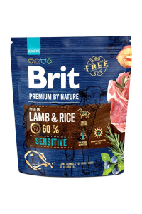 Obrázok pre BRIT Premium by Nature Sensitive Lamb&Rice - suché krmivo pro psy - 1 kg