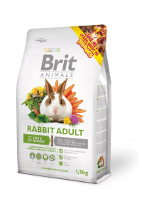 Obrázok pre BRIT Animals Rabbit Adult Complete - krmivo pro králíky - 1,5 kg