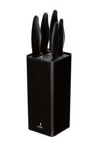 Obrázok pre Smile SNS-6 6dílná sada blokových nožů černá