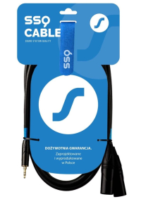 SSQ MIXLR3 - kabel Jack Stereo 3,5 mm - 2x XLR 3 m Obrázok pre SSQ MIXLR3 - kabel Jack Stereo 3,5 mm - 2x XLR 3 m