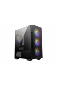 Obrázok pre MSI MAG FORGE M100R počítačová skříň Micro Tower Černá, Průhledná
