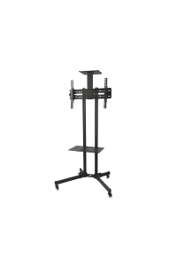 Obrázok pre Maclean MC-661 Trolley TV Stand with Mounting Bracket and 2 Shelfs