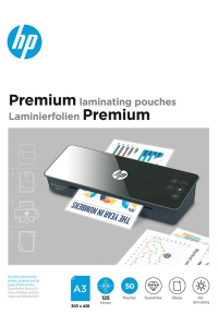 Obrázok pre HP Premium laminovací film A3 50 kusů