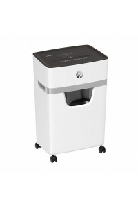 Skartovač HP ONESHRED 10MC, mikrořez, P-5, 10 karet, 20l, světle šedý Obrázok pre Skartovač HP ONESHRED 10MC, mikrořez, P-5, 10 karet, 20l, světle šedý