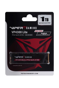 Obrázok pre Patriot Memory VP4300 Lite M.2 1 TB PCI Express 4.0 NVMe (VP4300L1TBM28H)