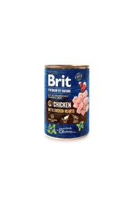Obrázok pre BRIT Premium By Nature Chicken and Hearts - vlhké krmivo pro psy - 400 g