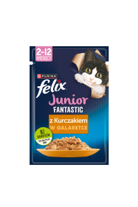 Obrázok pre Felix Fanstastic Junior - vlhké krmivo pro kočky - 85 g