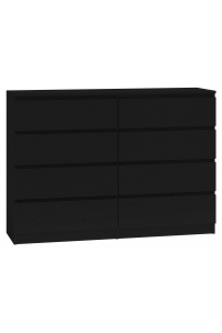 Obrázok pre Topeshop M8 140 CZERŃ komoda
