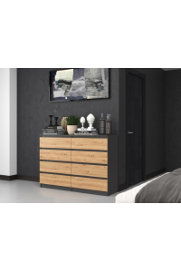 Obrázok pre Topeshop M8 140 ANT/ART KPL komoda
