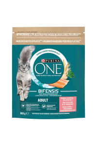 Obrázok pre PURINA One Bifensis Adult Salmon - suché krmivo pro kočky - 800 g
