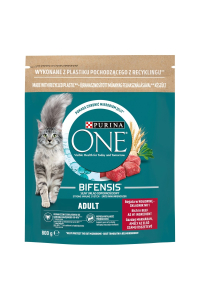 Obrázok pre PURINA One Bifensis Adult Beef - suché krmivo pro kočky - 800 g