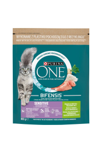 Obrázok pre PURINA One Bifensis Adult Sensitive - suché krmivo pro kočky - 800 g