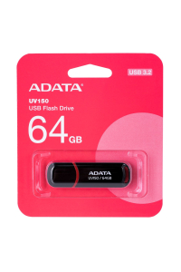ADATA 64GB DashDrive UV150 USB paměť USB Typ-A 3.2 Gen 1 (3.1 Gen 1) Černá Obrázok pre ADATA 64GB DashDrive UV150 USB paměť USB Typ-A 3.2 Gen 1 (3.1 Gen 1) Černá