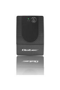 Qoltec 53773 zdroj nepřerušovaného napětí Line-interaktivní 0,85 kVA 480 W 1 AC zásuvky / AC zásuvek Obrázok pre Qoltec 53773 zdroj nepřerušovaného napětí Line-interaktivní 0,85 kVA 480 W 1 AC zásuvky / AC zásuvek