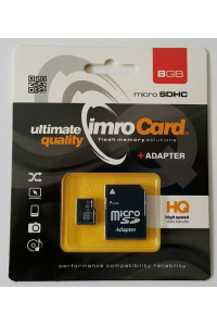 Obrázok pre IMRO 4/8G ADP paměťová karta 8 GB MicroSDHC Třída 4