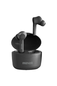 Maxell Bass 13 Sync Up Bezdrátová sluchátka do uší Bluetooth s nabíjecím pouzdrem černá Obrázok pre Maxell Bass 13 Sync Up Bezdrátová sluchátka do uší Bluetooth s nabíjecím pouzdrem černá