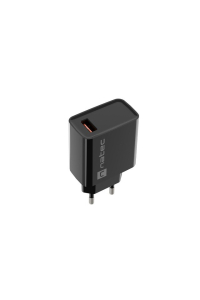 SÍŤOVÁ NABÍJEČKA NATEC RIBERA USB-A 18W ČERNÁ Obrázok pre SÍŤOVÁ NABÍJEČKA NATEC RIBERA USB-A 18W ČERNÁ