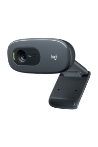 Logitech 960-001063 webkamera 3 MP 1280 x 720 px USB Šedá, Tmavě šedá Obrázok pre Logitech 960-001063 webkamera 3 MP 1280 x 720 px USB Šedá, Tmavě šedá