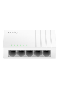 Cudy FS105D síťový přepínač Fast Ethernet (10/100) Bílá Obrázok pre Cudy FS105D síťový přepínač Fast Ethernet (10/100) Bílá