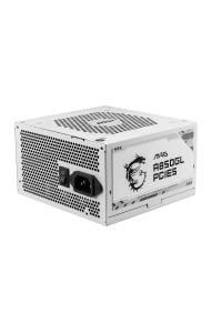 MSI MAG A850GL PCIE5 WHITE napájecí zdroj 850 W 20+4 pin ATX ATX Bílá Obrázok pre MSI MAG A850GL PCIE5 WHITE napájecí zdroj 850 W 20+4 pin ATX ATX Bílá